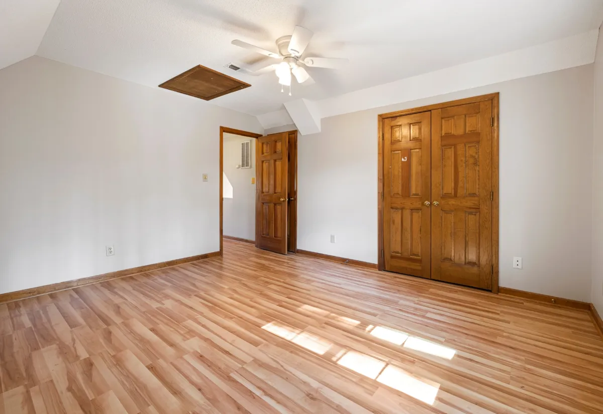 Hardwood flooring project by our crew