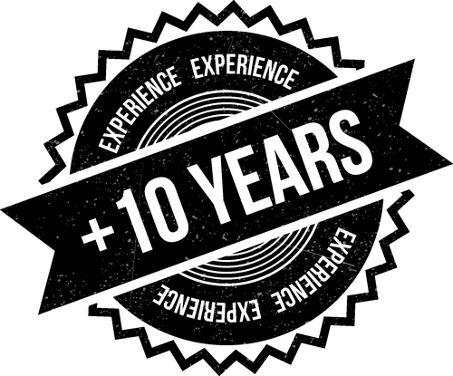 More than 10 years of experience
